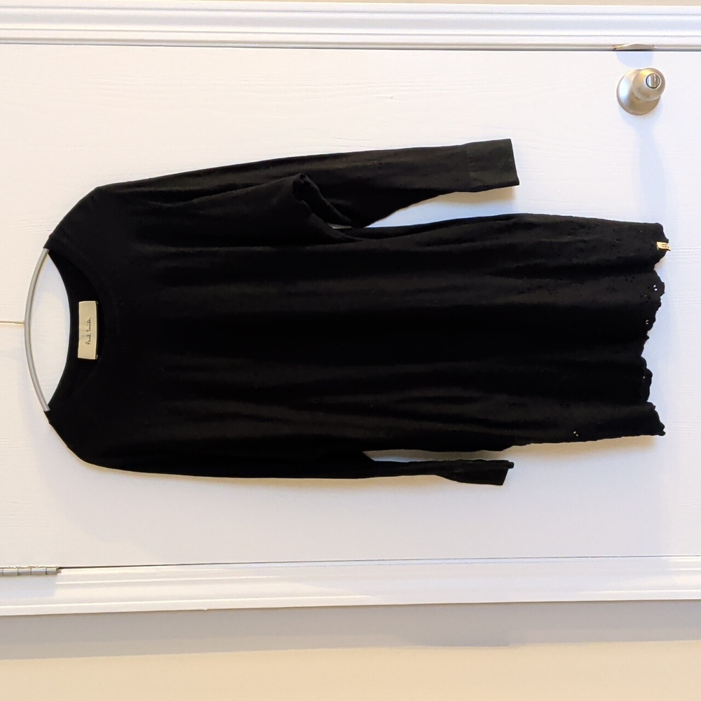Paul Smith Elegant Black Long Sleeve Dress